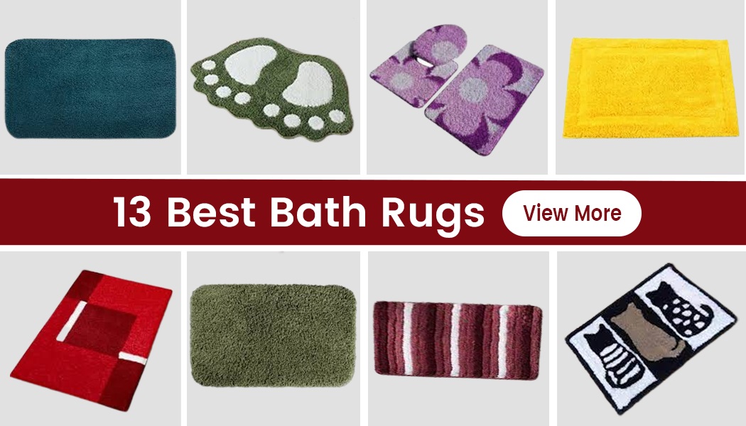 13 Cozy Bath Rugs To Add Modern Style And Aesthetics